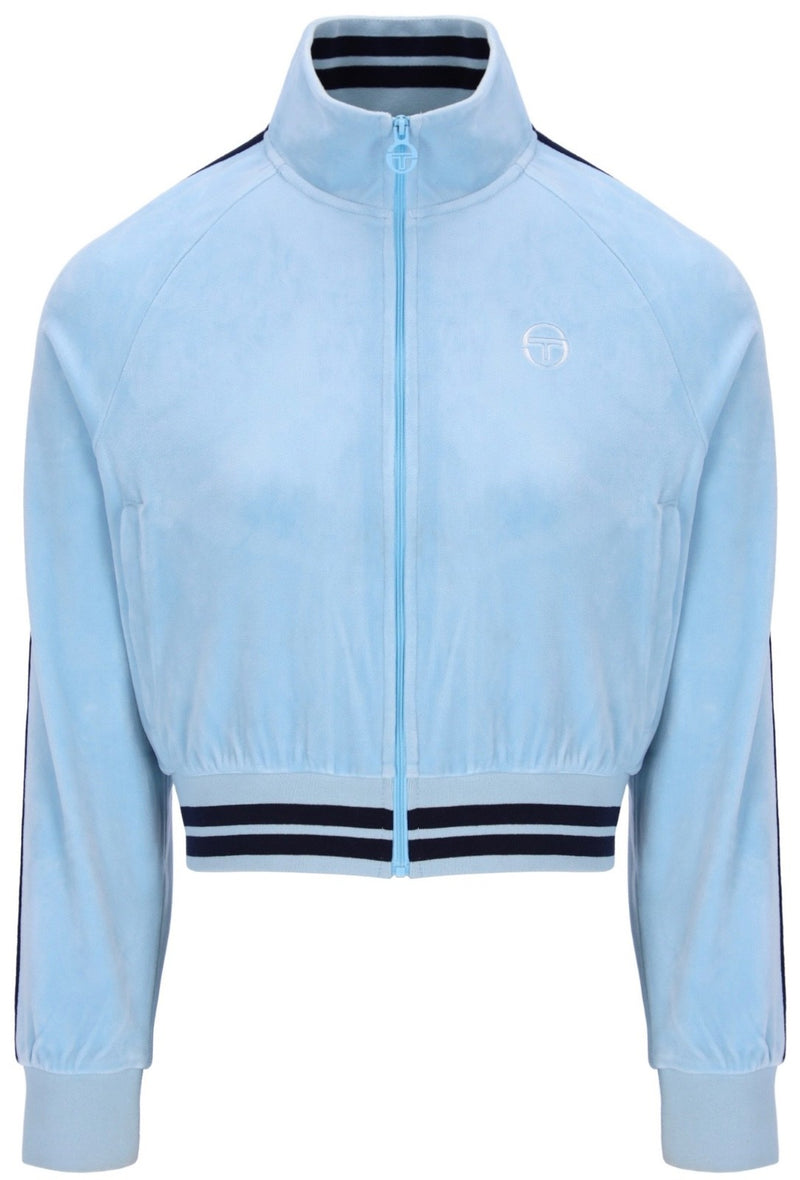 Sergio Tacchini Carmella Women’s Velour Blue Track Jacket