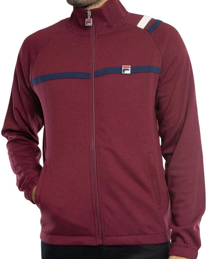 Fila Vintage Borg Wimbledon Settanta MKII Tennis Track Top (Burgundy) RRP £75