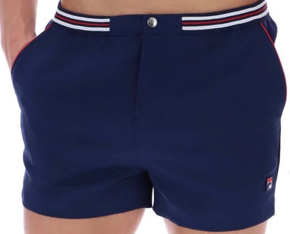 Fila Borg BB1 Navy Tennis Polo Shirt & Navy Hightide Tennis Shorts RRP £90