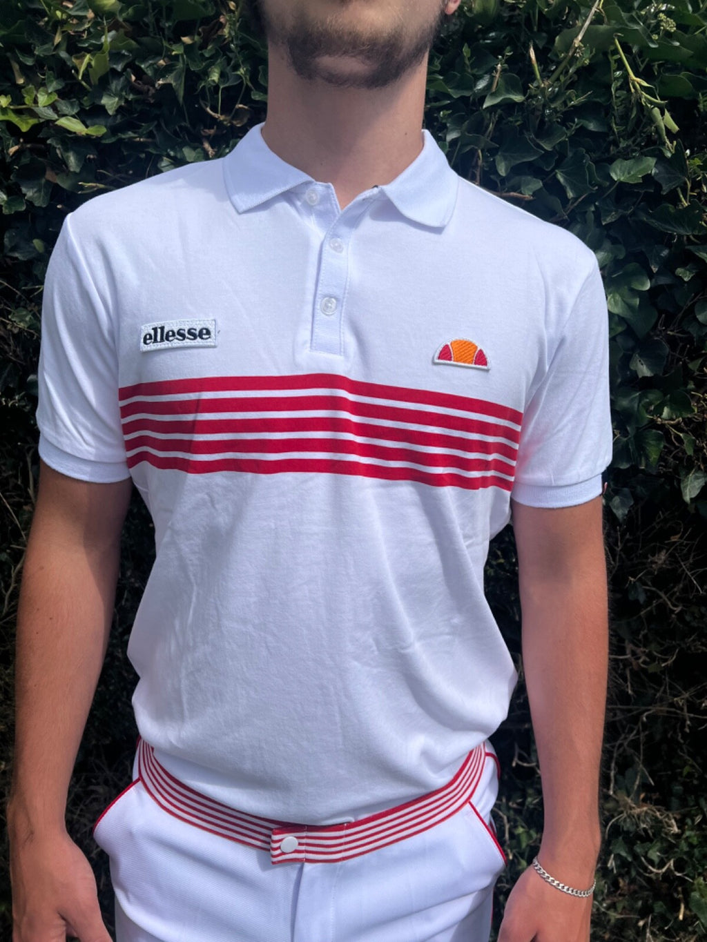 Ellesse Vilas Vanni Polo - The Famous Vilas Tennis Shirt-Exclusive! Half Price!