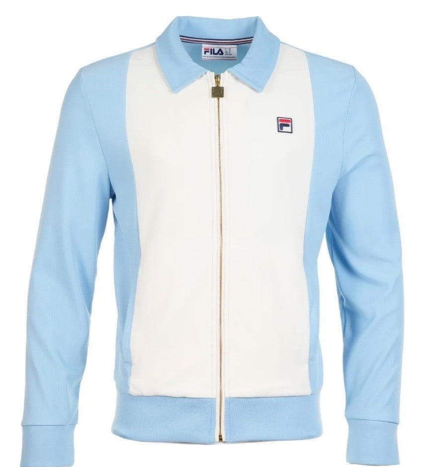 Fi Tommaso Off White/Blue Track Top - RRP £75 - Bjorn Borg