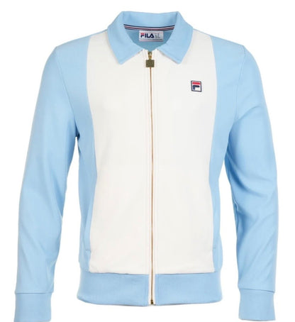 Fi Tommaso Off White/Blue Track Top - RRP £75 - Bjorn Borg