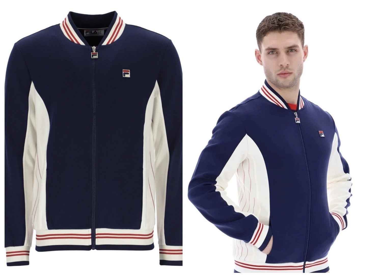 Fila Settanta Wimbledon Tennis Track Top - RRP £75 - Bjorn Borg