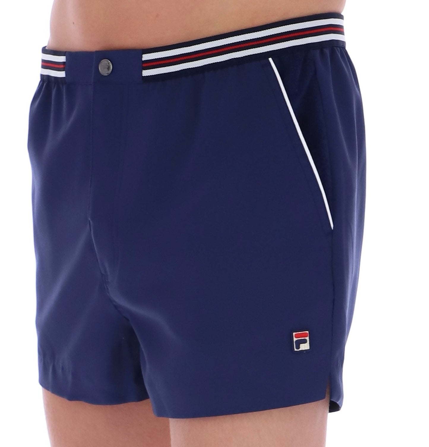 Fila Borg Hightide Borg Retro Blue Tennis Shorts - Football Casuals.