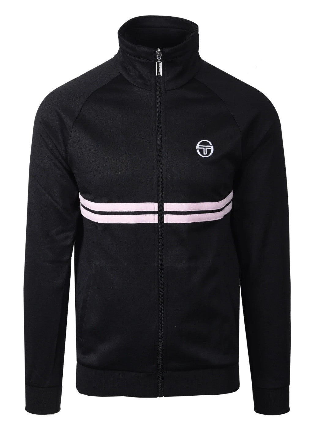 Sergio Tacchini New Dallas John Mcenroe Black & Lilac - Tennis Track Top RRP £80