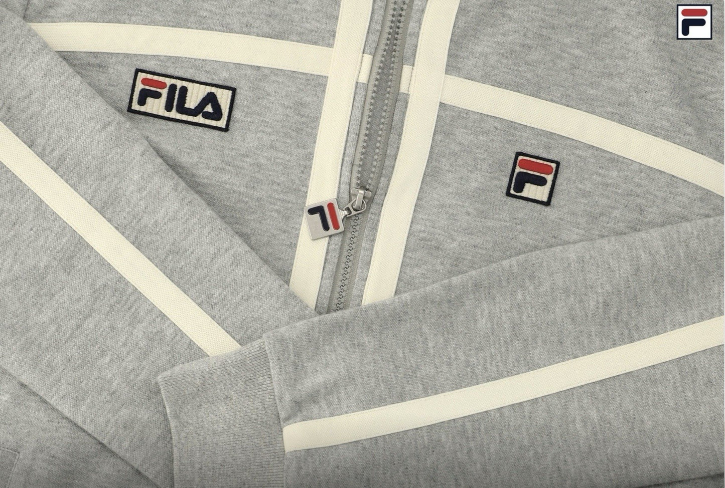 Fila Borg Fila Emilio Tennis Track Top in Grey