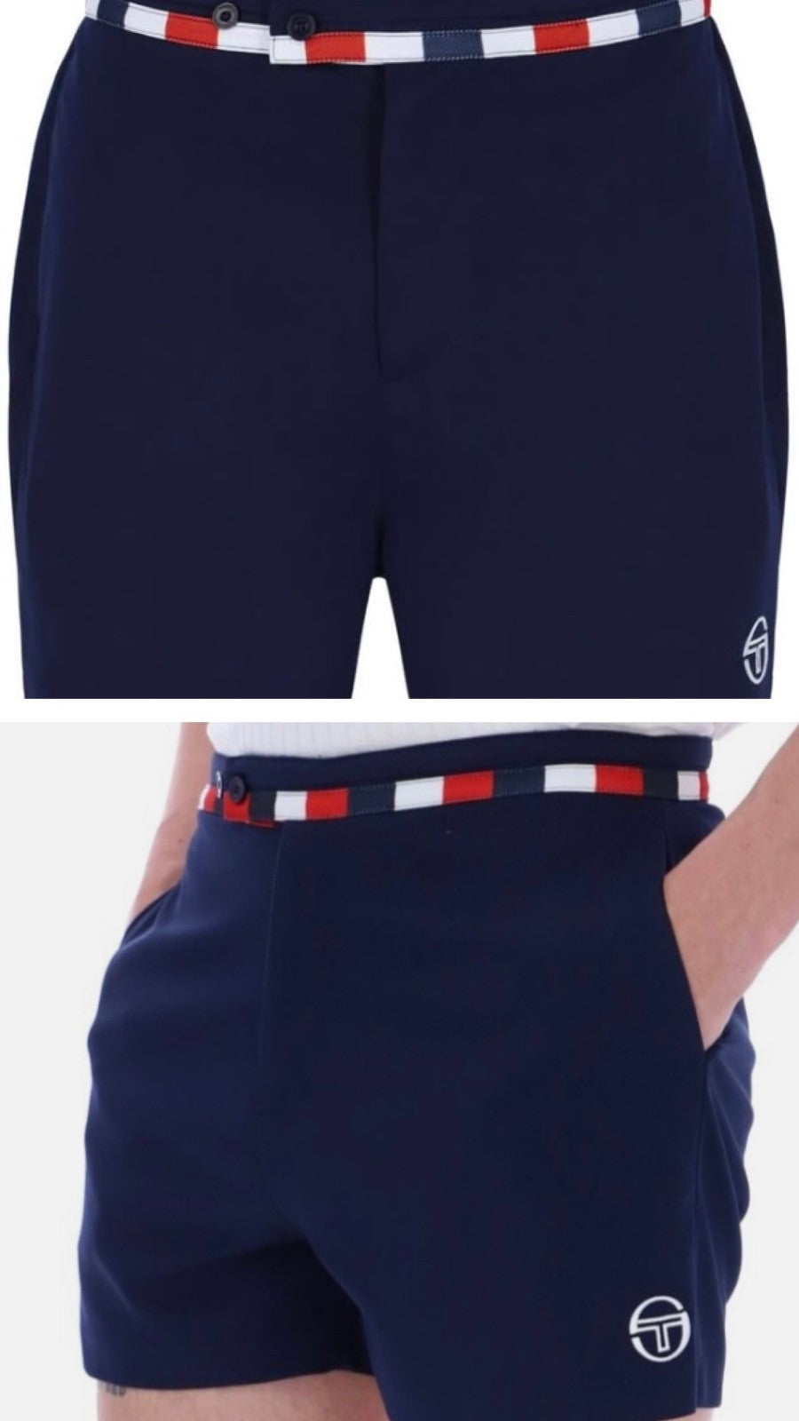 Sergio Tacchini John McEnroe Cielo (Blow) Blue Tennis Shorts - Ltd Edition!