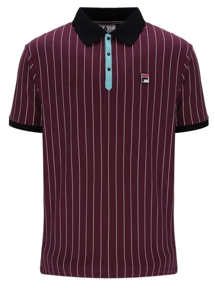 Fila Bjorn Borg BB1 Fig Polo Tennis Shirt - West Ham, Burnley, Aston Villa