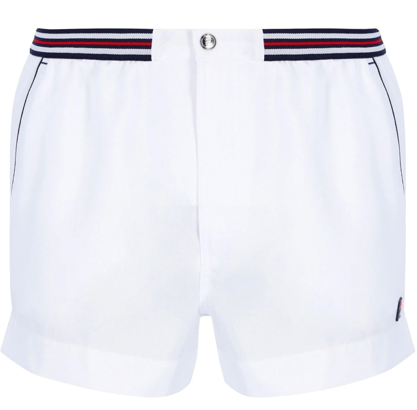 Fila Borg Hightide Retro Wimbledon White Tennis Shorts(Football Casuals)