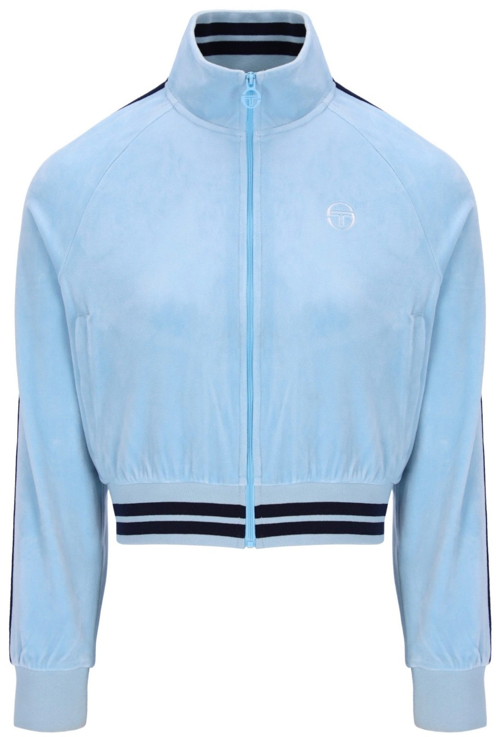 Sergio Tacchini Carmella Women’s Velour Blue Track Jacket - Summer 2026