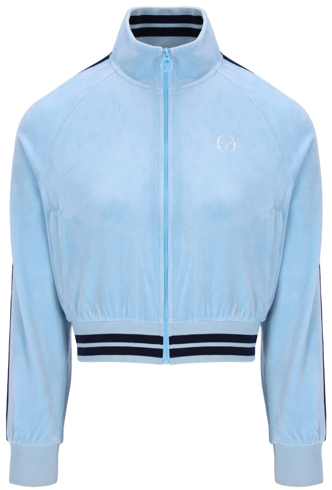 Sergio Tacchini Carmella Women’s Velour Blue Track Jacket - Summer 2026