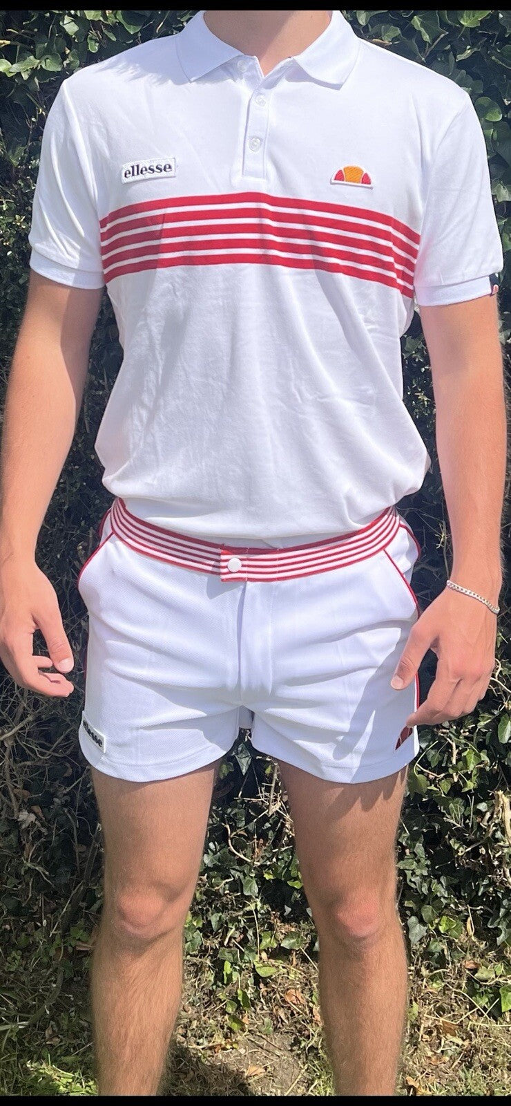 Ellesse Kriek Wimbledon Tennis Outfit (Polo Shirt & Shorts) RRP £100 Half Price!