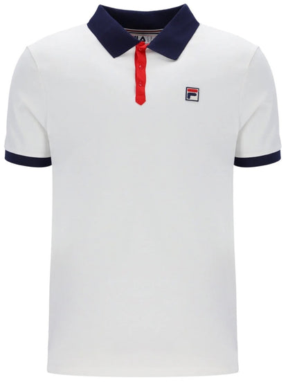 Fila Panatta 2 Polo Shirt & Hightide Tennis Shorts - Gardenia(Off White) RRP £95