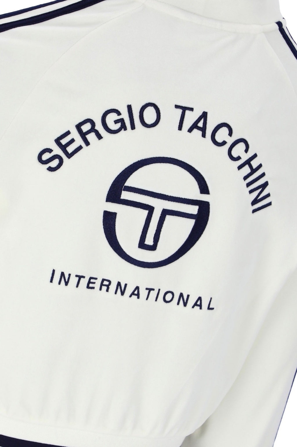 Sergio Tacchini Carmella Women’s Velour Gardenia/Blue Track Jacket Summer 2026