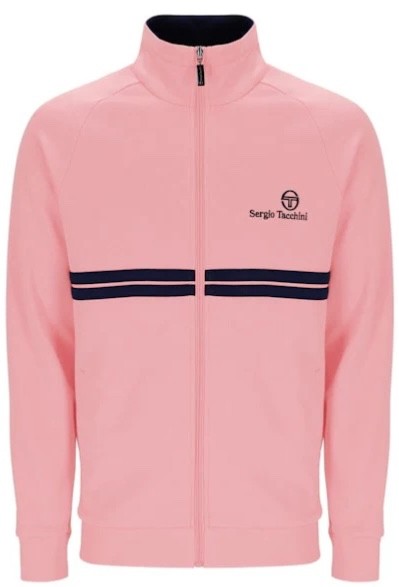 Sergio Tacchini New Dallas John McEnroe Pink - Tennis Track Top