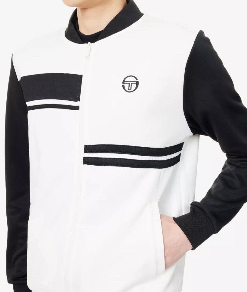 Sergio Tacchinii Dallarindo McEnroe -White/Black - Tennis Track Top RRP £80