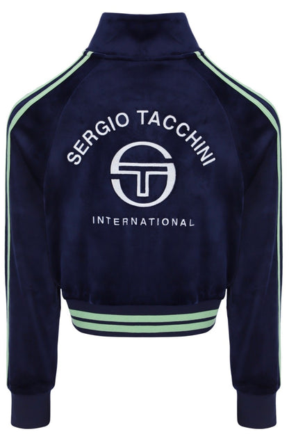 Sergio Tacchini Carmella Women’s Velour Blue Track Jacket Summer 2026