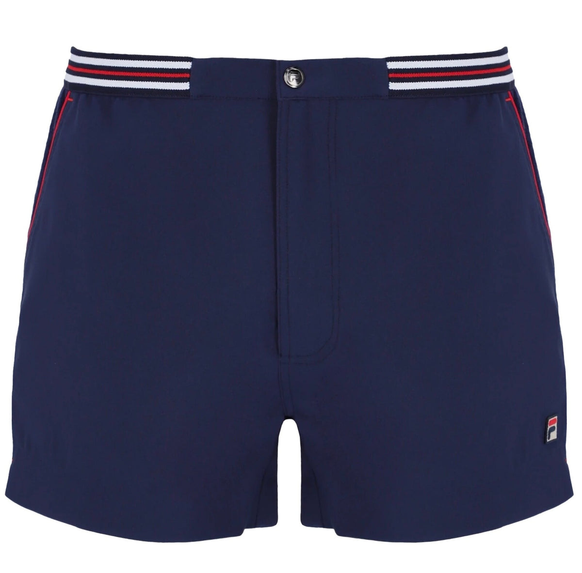 Fila Borg Hightide Borg Retro Blue Tennis Shorts - Football Casuals.