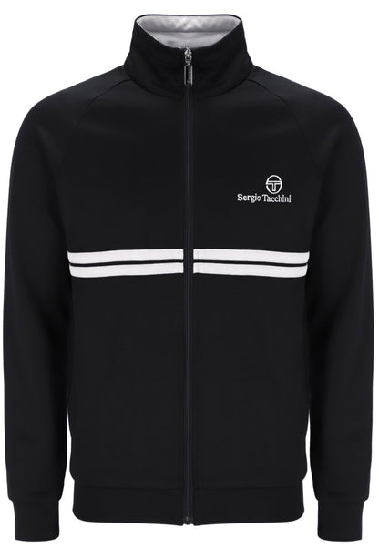 Sergio Tacchini Dallas Mcenroe Black/White - Track Top RRP £80