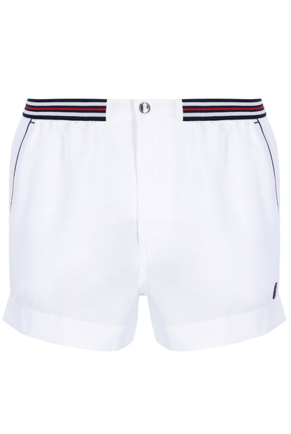 Fila Borg Hightide Retro Borg Wimbledon White Tennis Shorts(Football Casuals)