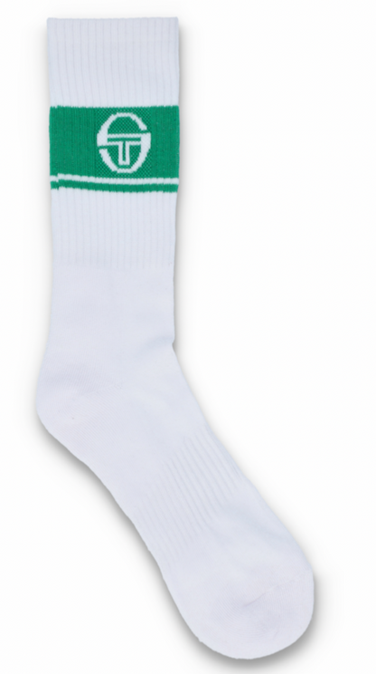 Sergio Tacchini/John McEnroe- 3 x Pairs of Tennis Socks - White with Colours