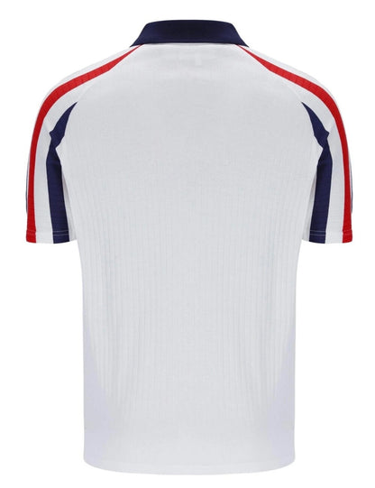 Sergio Tacchini McEnroe Blow White/Red/Blue Tennis Polo Shirt+Free Red Headband