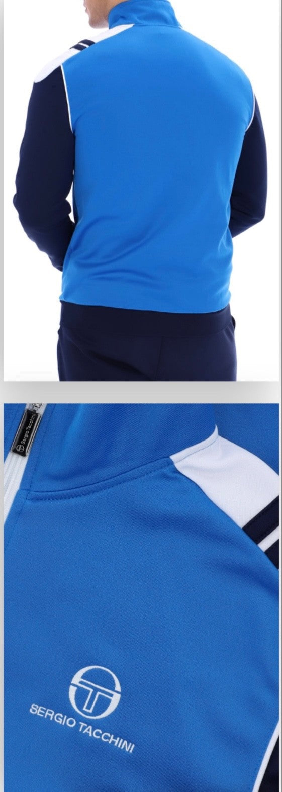Sergio Tacchini Drive Royal Blue - Tennis Track Top - New for Autumn 2025