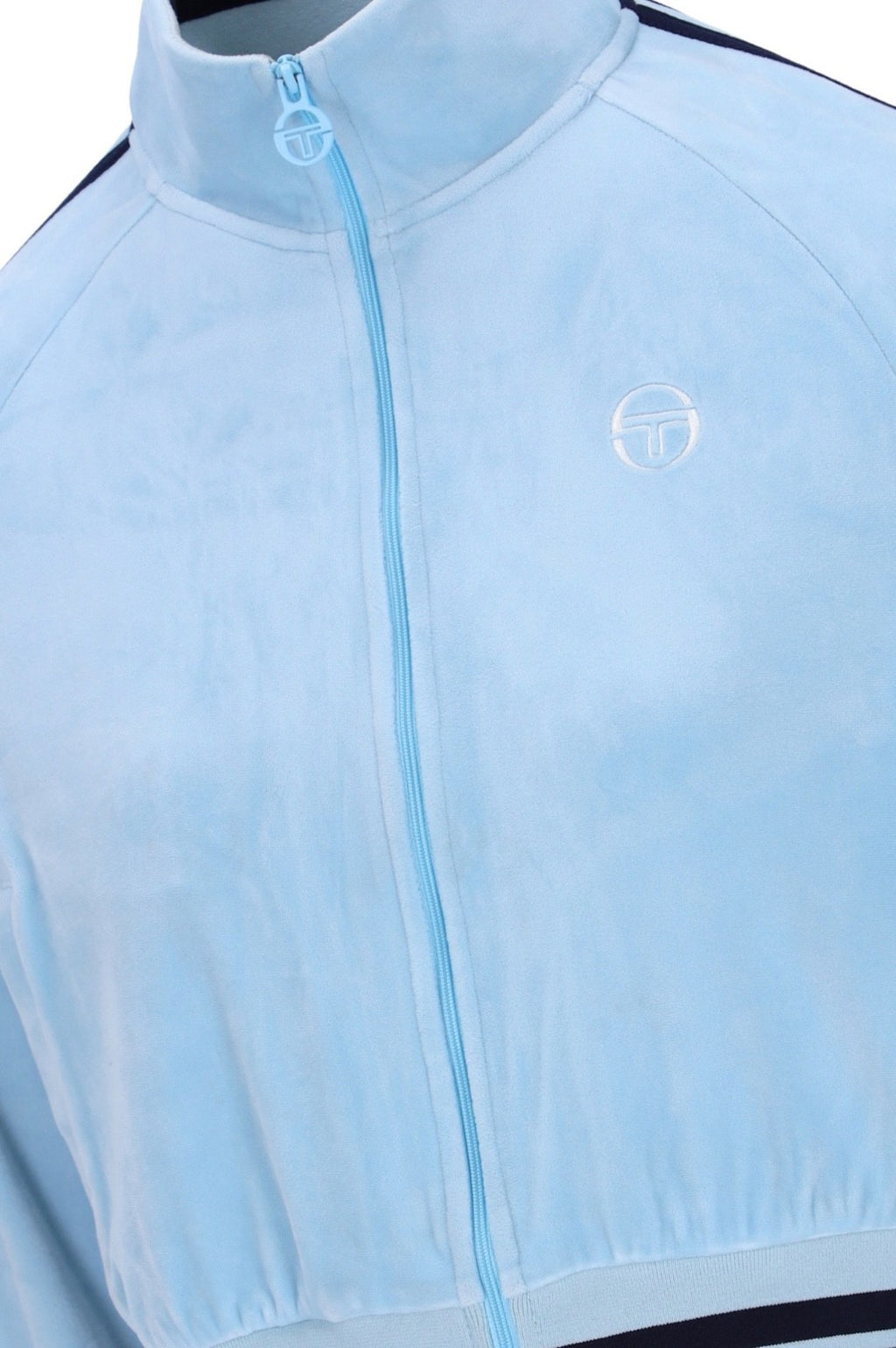 Sergio Tacchini Carmella Women’s Velour Blue Track Jacket - Summer 2026