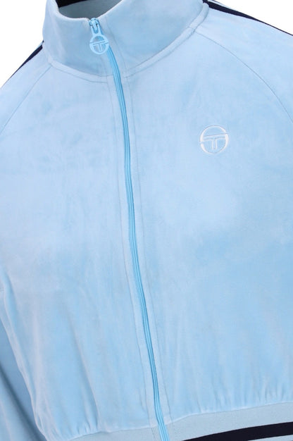 Sergio Tacchini Carmella Women’s Velour Blue Track Jacket - Summer 2026