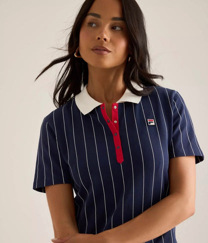Fila Vintage BAI Women’s Navy Tennis Polo Shirt - Ltd Edition