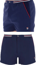 Fila Borg Hightide Borg Retro Blue Tennis Shorts - Football Casuals.