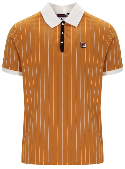 Fila Bjorn Borg BB1 Orange Polo Tennis Shirt - Holland, Blackpool, Dundee Utd