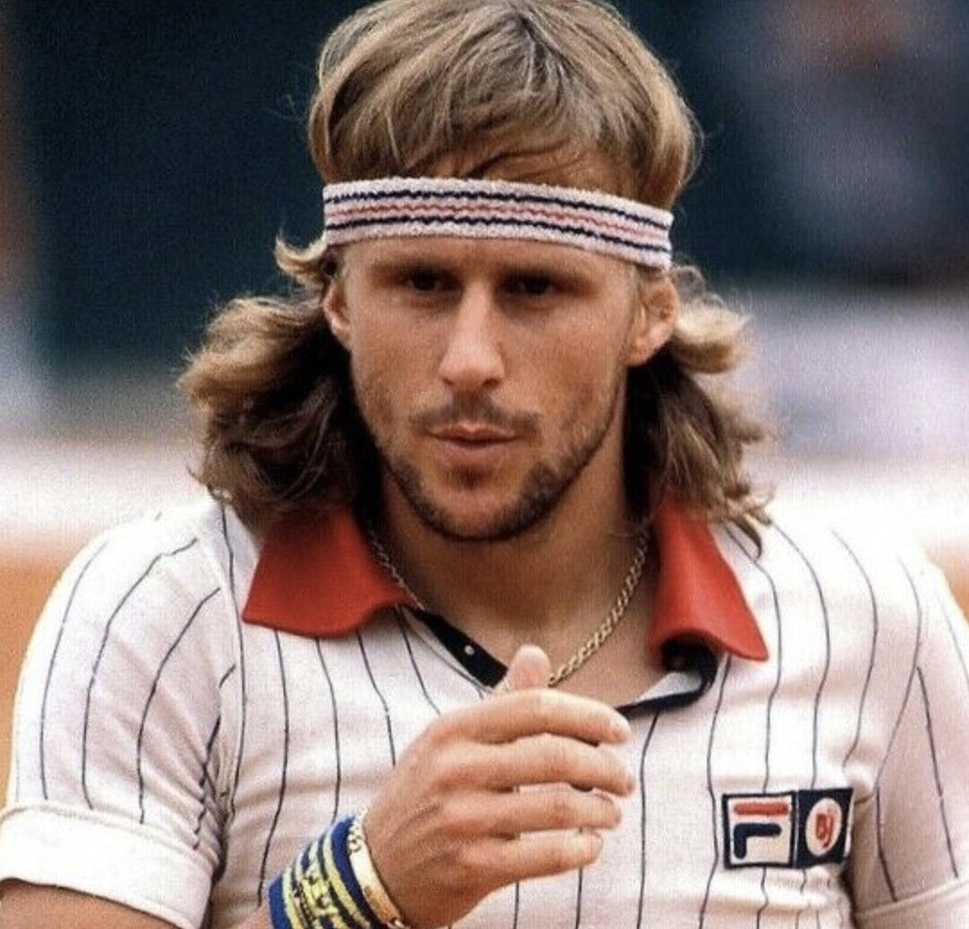 Original Bjorn Borg Fila Tennis Headband - Wimbledon - Ltd Edition.