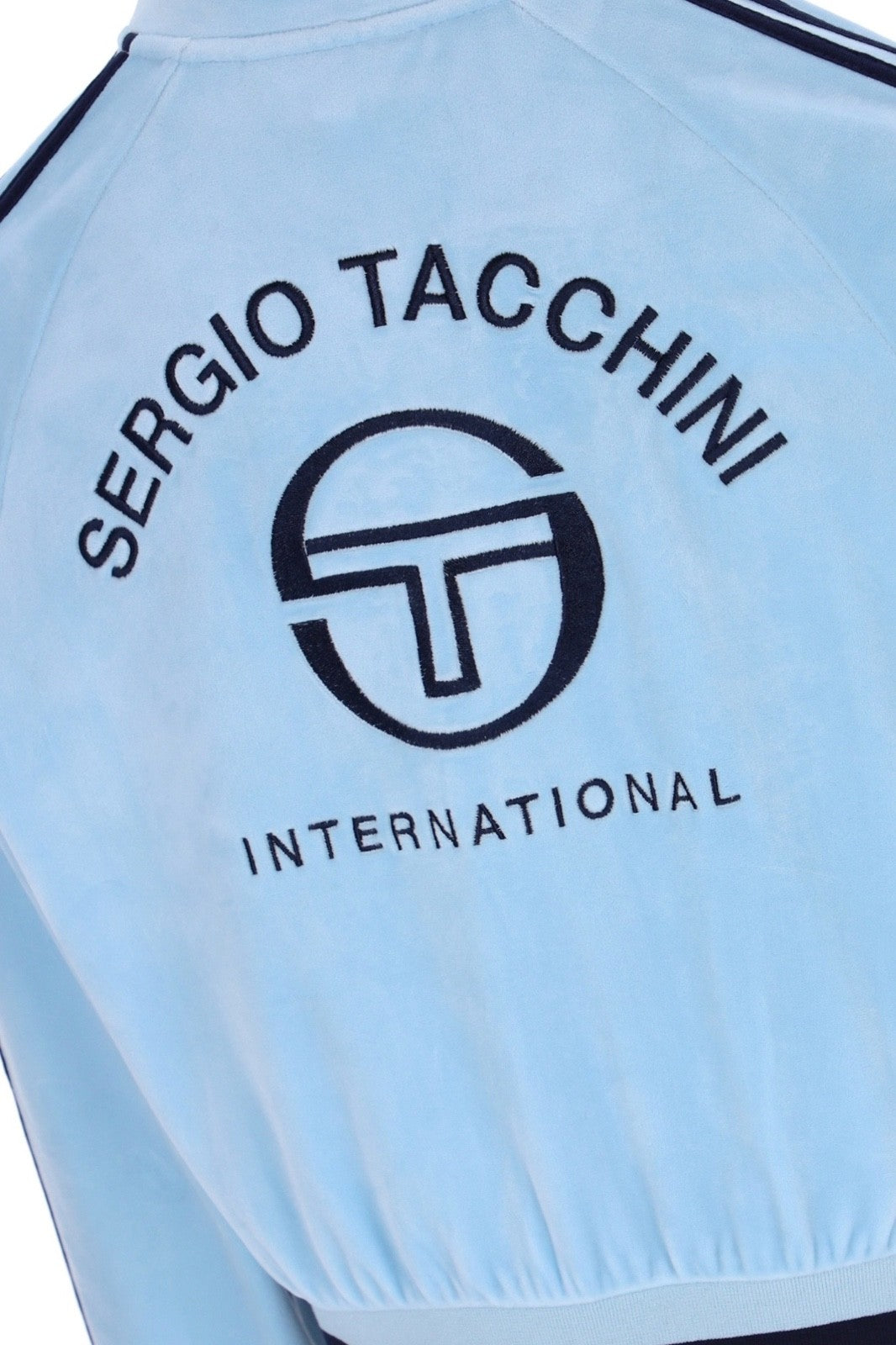 Sergio Tacchini Carmella Women’s Velour Blue Track Jacket - Summer 2026