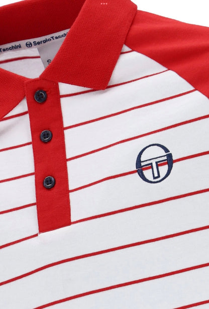 Sergio Tacchini Sandro Polo Shirt & SuperMK2 Shorts Outfit - McEnroe -White/Red