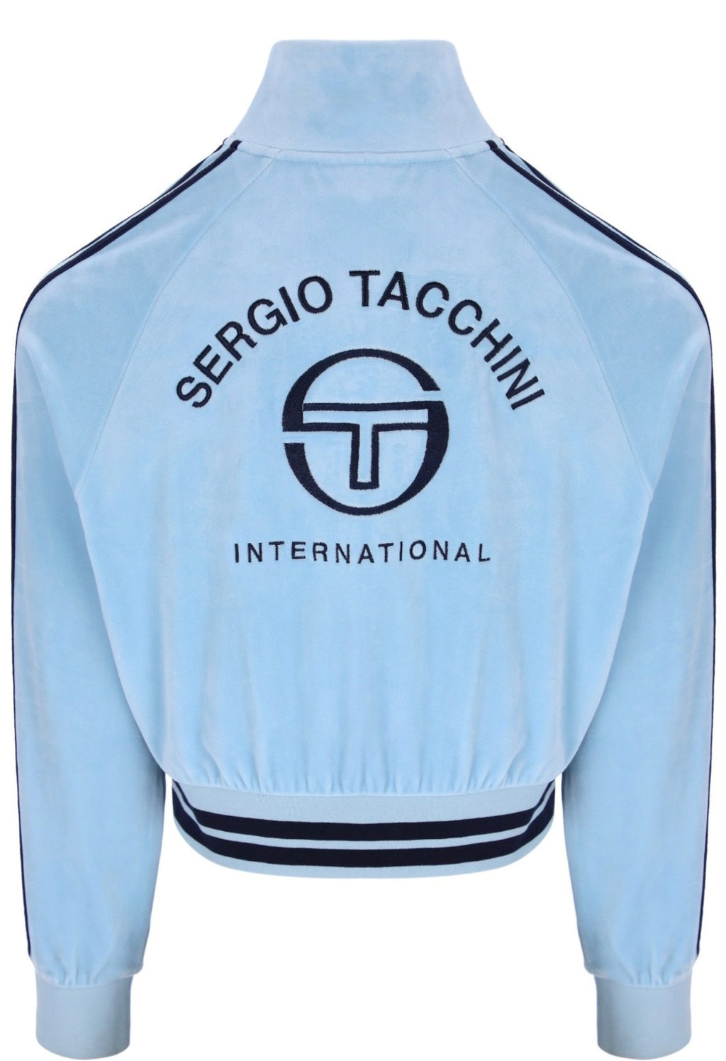 Sergio Tacchini Carmella Women’s Velour Blue Track Jacket - Summer 2026
