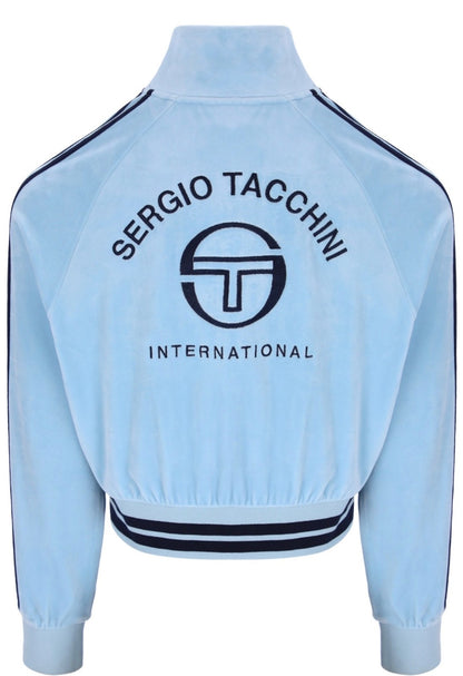 Sergio Tacchini Carmella Women’s Velour Blue Track Jacket - Summer 2026