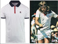 Fila Bjorn Borg BB1 Polo Tennis Shirt - 100% Cotton - Off White - Wimbledon