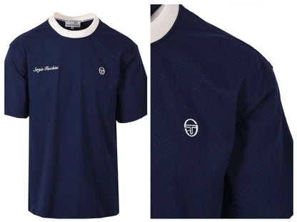 Sergio Tacchini Berto Navy Blue T-Shirt - Ltd Edition