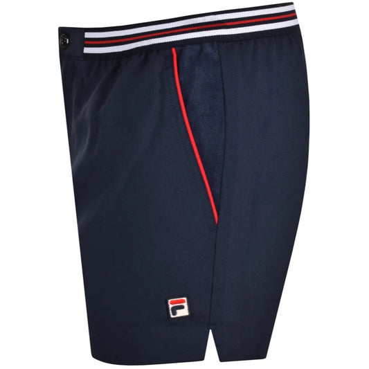 Fila Borg Hightide Retro Blue Tennis Shorts - Football Casuals - RRP £45