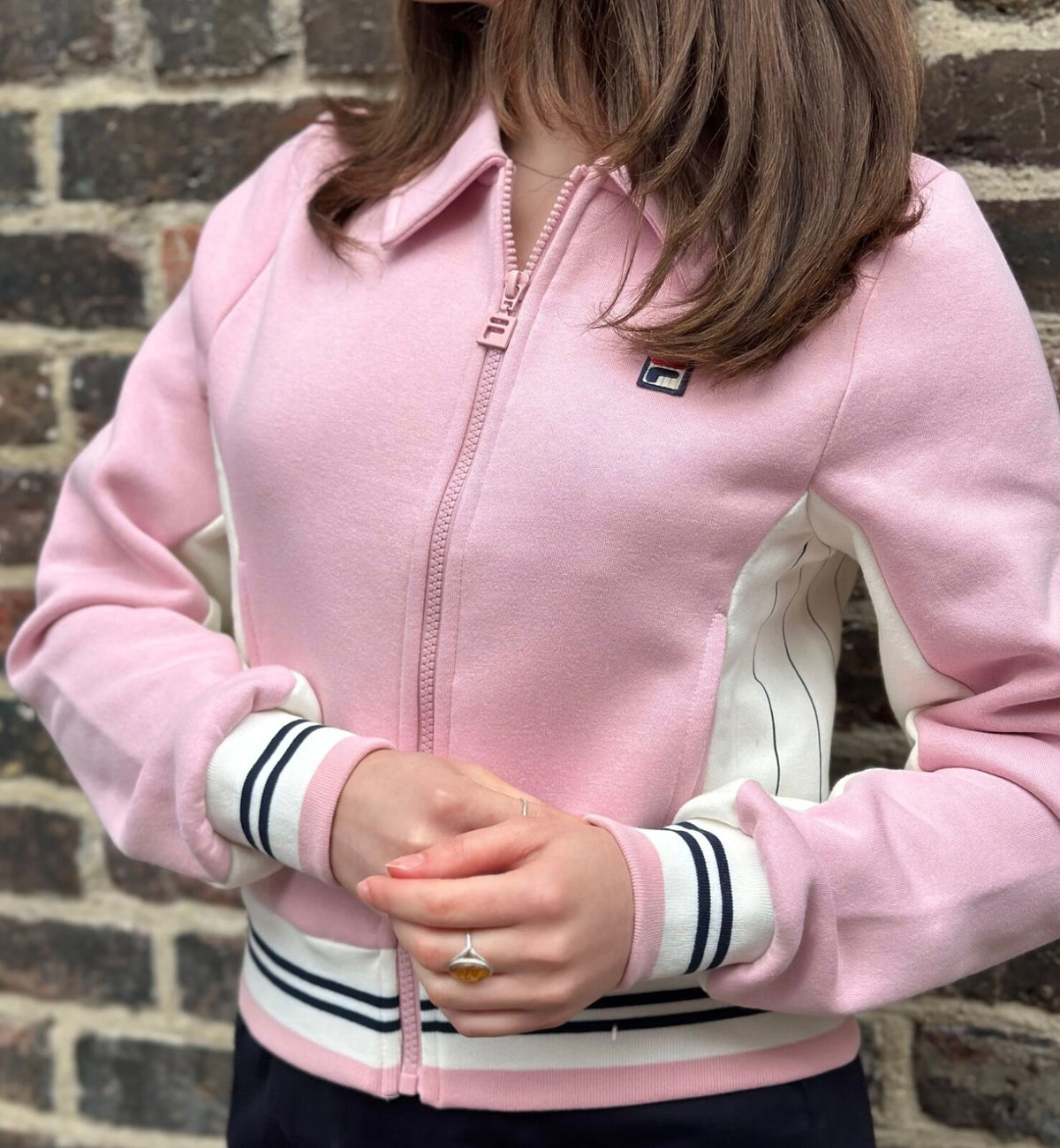 Fila Vintage Heroine Women’s Pink Tennis Track Jacket  RRP £80   HALF PRICE!!!0