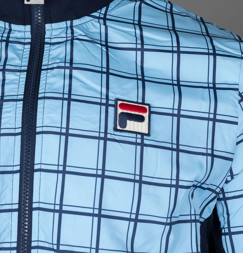 Fila Vintage Borg (Morgan) Tennis Track Top in Blue   Exclusive! 20253