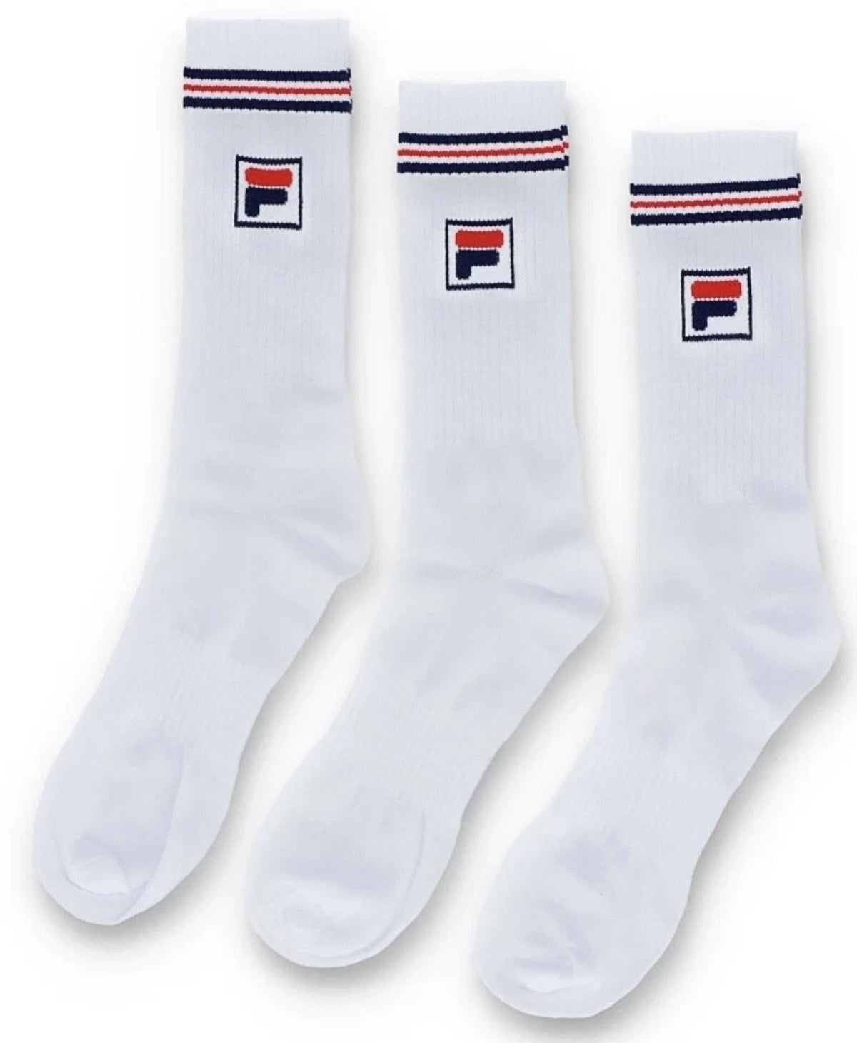 Fila Vintage Bjorn Borg Wimbledon Jent (pack of 3 pairs) of white tennis socks0