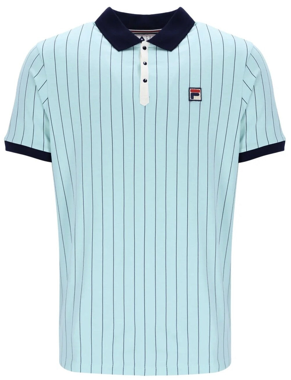 Fila Bjorn Borg BB1 Polo   Iconic Tennis Shirt Turquoise/Blue   Man City Colours10