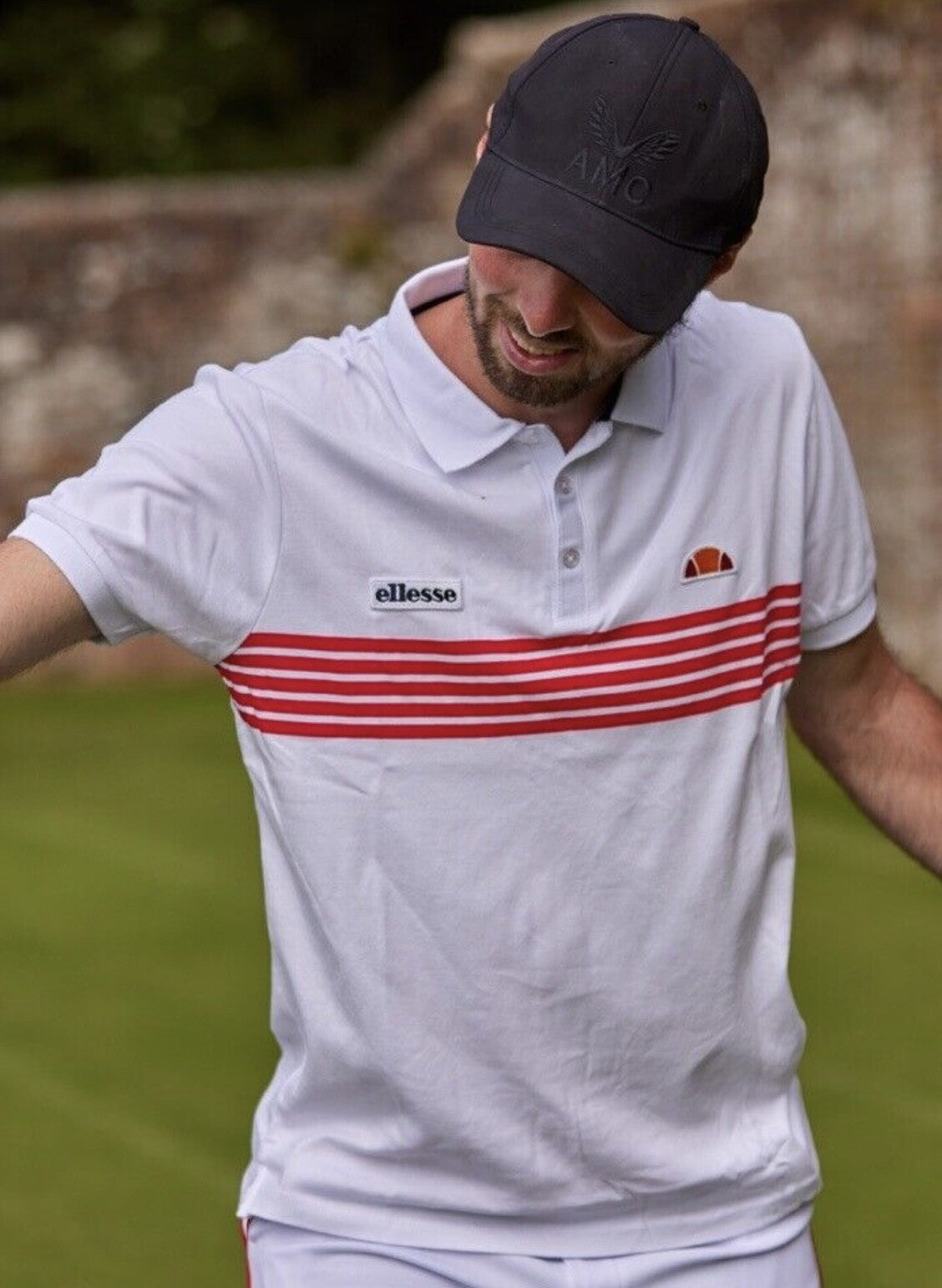 Ellesse Vilas Wimbledon Tennis Polo   Ltd Edition 100% Cotton! Half Price!6