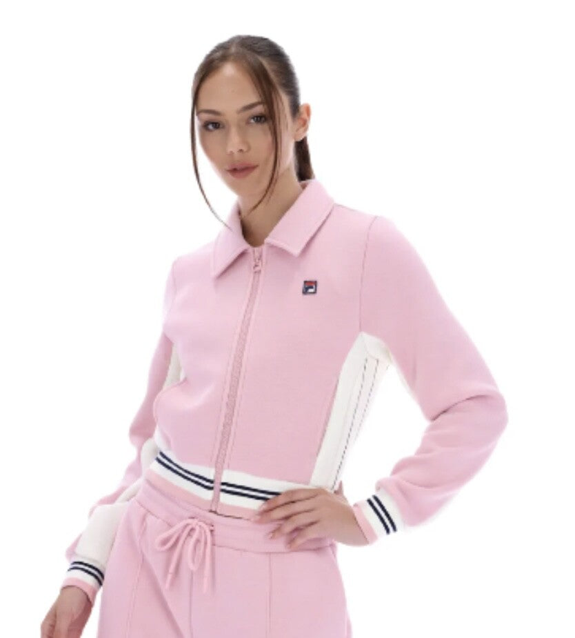 Fila Vintage Heroine Women’s Pink Tennis Track Jacket  RRP £80   HALF PRICE!!!1