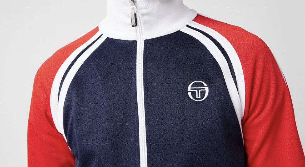 Sergio Tacchini McEnroe Outfit #2 Track Top, Shirt, Shorts, Socks + Red Headband